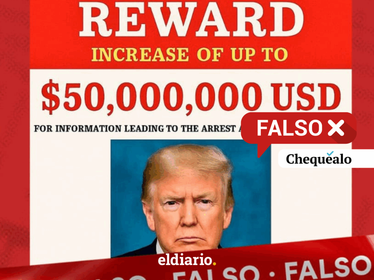 ¿Venezuela ofrece 50 millones de dólares por información para arrestar a Donald Trump?