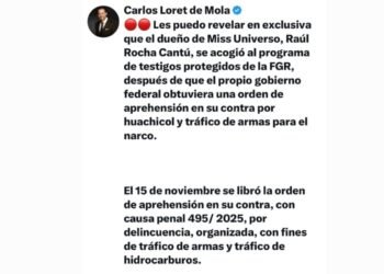 Fiscalía de México confirmó que investiga al presidente del Miss Universo por varios delitos