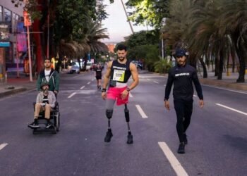 Juan Pablo Dos Santos, el venezolano que correrá el Maratón de Nueva York con prótesis en sus piernas