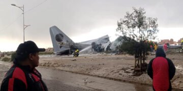Tragedia en Bolivia: Un avión militar de carga se siniestró en El Alto