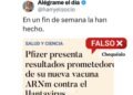 ¿Pfizer presentó una vacuna contra el hantavirus?