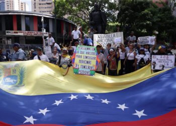 Coalición Sindical convocó una marcha a la Embajada de EEUU en Caracas para exigir transición (VIDEO)