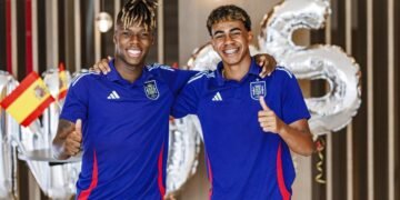 Lamine Yamal y Nico Williams, bajas de España en el amistoso en Puebla contra Perú