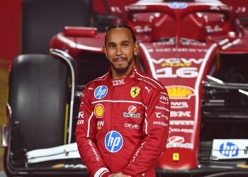Por fin celebra con Ferrari: Hamilton ganó el Gran Premio de Barcelona